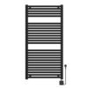 Elara elektrische radiator Smart WiFi 118,5 x 60 cm mat zwart - Elektrische radiatoren | Lapy