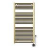 Elara elektrische radiator Smart WiFi 118,5 x 60 cm geborsteld messing PVD - Radiatoren | Lapy