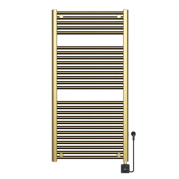 Elara elektrische radiator Smart WiFi 118,5 x 60 cm geborsteld messing PVD - Radiatoren | Lapy
