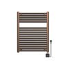 Elara elektrische radiator Smart WiFi 76,6 x 60 cm geborsteld brons koper PVD - Radiatoren | Lapy