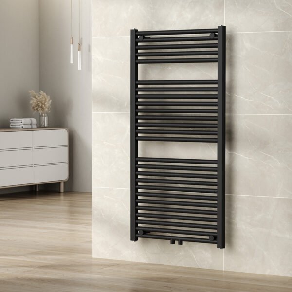 Elara sierradiator 118,5 x 60,0 cm mat zwart - CV radiatoren | Lapy