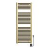 Elara elektrische radiator Smart WiFi 118,5 x 45 cm geborsteld messing PVD - Radiatoren | Lapy