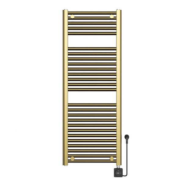 Elara elektrische radiator Smart WiFi 118,5 x 45 cm geborsteld messing PVD - Radiatoren | Lapy