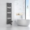 Elara elektrische radiator Smart WiFi 181,7 x 45 cm gunmetal PVD - Radiatoren | Lapy