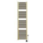 Elara elektrische radiator Smart WiFi 181,7 x 45 cm geborsteld messing PVD - Radiatoren | Lapy