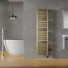 Elara elektrische radiator Smart WiFi 181,7 x 45 cm geborsteld messing PVD - Radiatoren | Lapy