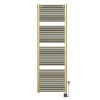 Elara elektrische radiator Smart WiFi 181,7 x 60 cm geborsteld messing PVD - Radiatoren | Lapy