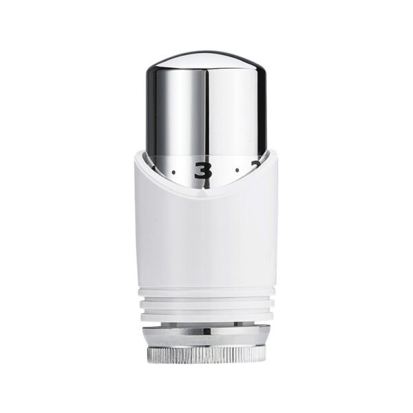Thermostaatknop M30 wit/chroom