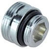 Adaptor midden onderaansluiting 3/4″ x 1/2″ chroom - Radiatorkoppelingen | Lapy