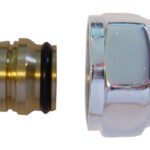 Knelset 3/4″ x 15 mm knel chroom - Radiatorkoppelingen | Lapy