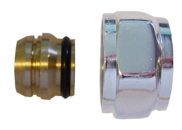 Knelset 3/4" x 15 mm knel chroom