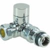 Thermostatisch voorbereid radiatorventiel haaks verkeerd 1/2″ x 15 mm chroom - Radiatoraansluitsets | Lapy