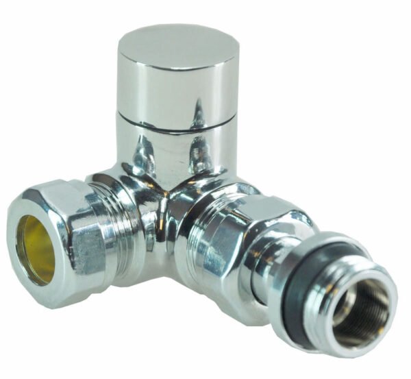 Thermostatisch voorbereid radiatorventiel haaks verkeerd 1/2″ x 15 mm chroom - Radiatoraansluitsets | Lapy