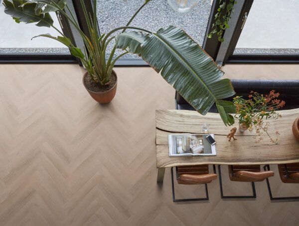 YUP Merton herringbone dryback dark oak - PVC Vloeren | Lapy