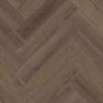 YUP XL Greenford herringbone dryback brown - PVC Vloeren | Lapy