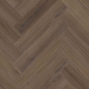 YUP XL Greenford herringbone dryback brown - PVC Vloeren | Lapy