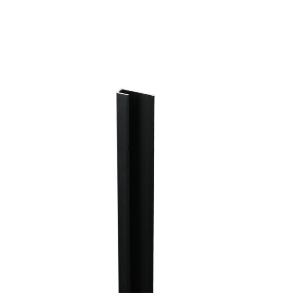 Start- en eindprofiel zwart pvc wand - Wandpanelen | Lapy