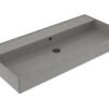 Wastafel Edge Keramiek Warm Beton 100 - Wastafels 100 cm | Lapy