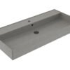 Wastafel Edge Keramiek Warm Beton 100 - Wastafels 100 cm | Lapy