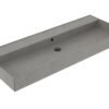 Wastafel Edge Keramiek Warm Beton 120 enkele wasbak - Wastafels 120 cm | Lapy