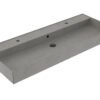 Wastafel Edge Keramiek Warm Beton 120 enkele wasbak - Wastafels 120 cm | Lapy