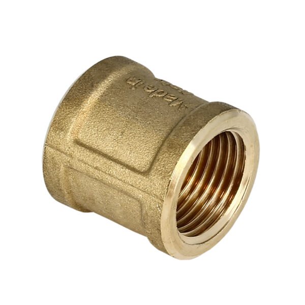 Draadfitting sok messing 1/4″ bi x 1/4″ bi - Draadfittingen | Lapy