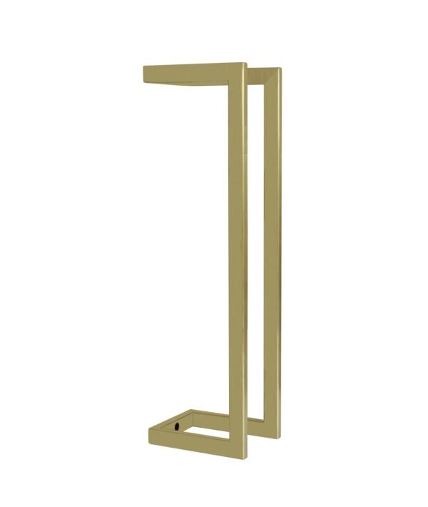Toiletrolhouder staal Goud Geborsteld 45x10x13 cm