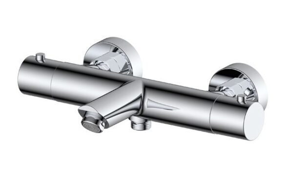 Badmengkraan thermostatisch rond Chroom