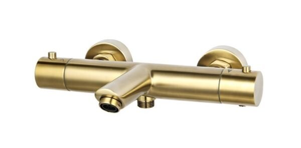 Badmengkraan thermostatisch rond Goud Geborsteld
