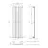Radiator Idella Chroom 120×36 cm OP = OP - Radiator Uitverkoop | Lapy