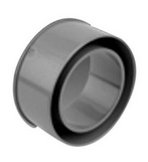 HWA verloopring centrisch 80 x 70 mm PVC