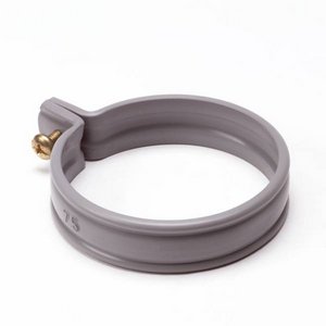 PVC muurbeugel grijs 32mm