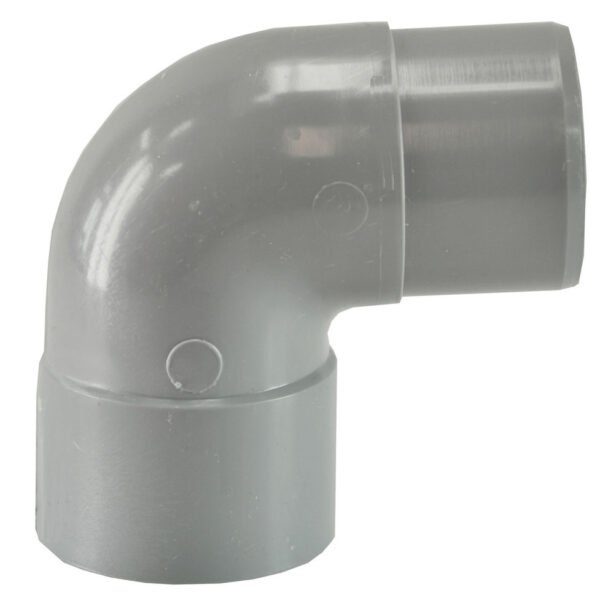 Afvoerbocht mof 110 mm x spie 110 mm 90 graden PVC - PVC hulpstukken | Lapy
