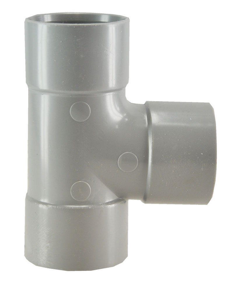 T-stuk 2 x mof 1 x spie 32 mm 90 graden PVC