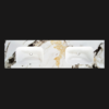 Wastafel Marble Ceramic Calacatta 140 dubbele wasbak - Wastafels 140 cm | Lapy