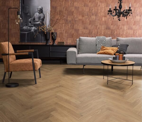 Encino visgraat rustiek wit - Parket | Lapy