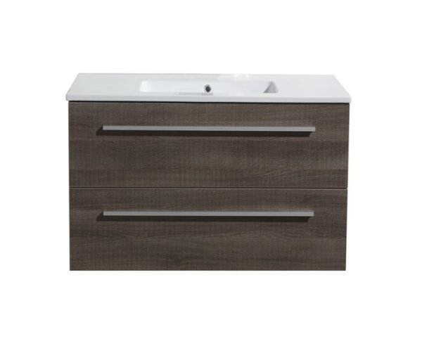 Badmeubelset met greep aluminium 80 Kentucky Oak zonder spiegel OP = OP