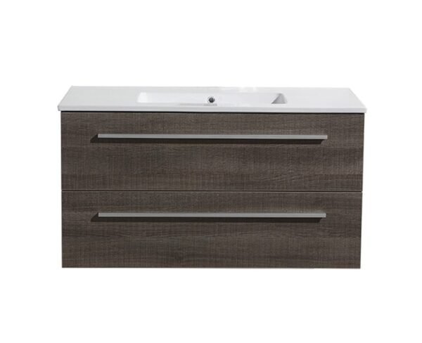 Badmeubelset met greep aluminium 100 Kentucky Oak zonder spiegel OP = OP