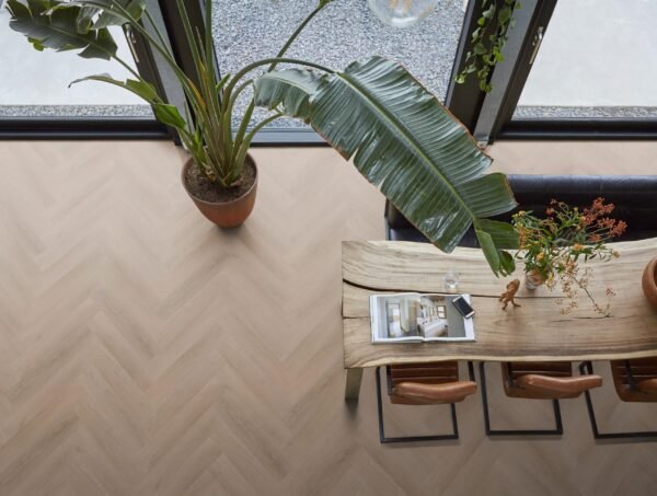 YUP Merton herringbone click dark oak - PVC Vloeren | Lapy