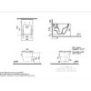 Vitra integra square met Bidet met softclose zitting - Wandclosets | Lapy