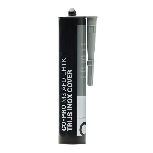 Co-pro MS afdichtkit trijs inox cover overschilderbaar