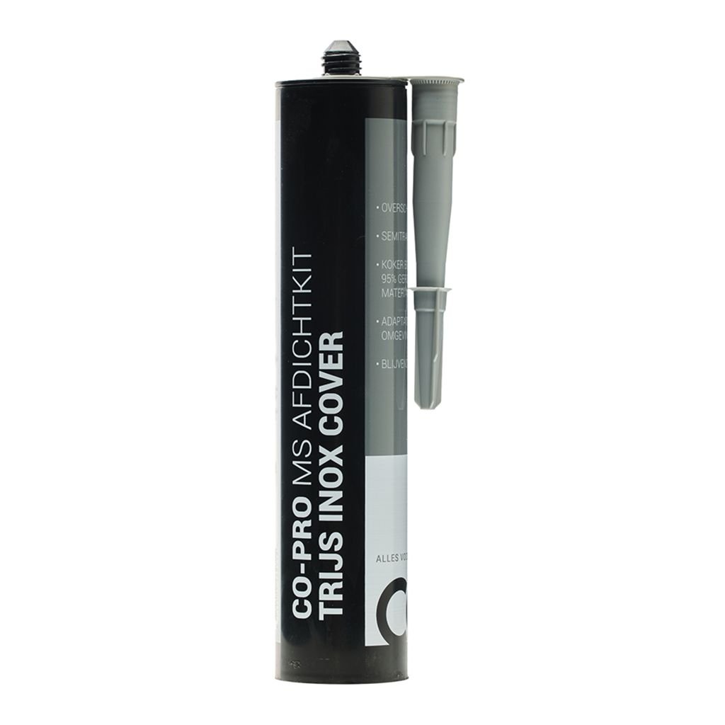 Co-pro MS afdichtkit trijs inox cover overschilderbaar