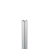 Binnen- en buitenhoekprofiel zilver pvc wand - Wandpanelen | Lapy