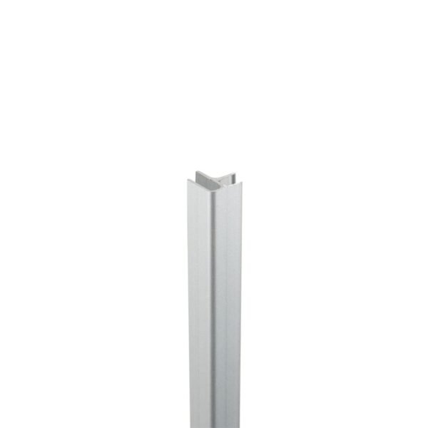 Binnen- en buitenhoekprofiel zilver pvc wand - Wandpanelen | Lapy