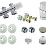 Riko onderblok set recht compleet 16 x 2,0 chroom - Radiatoren | Lapy