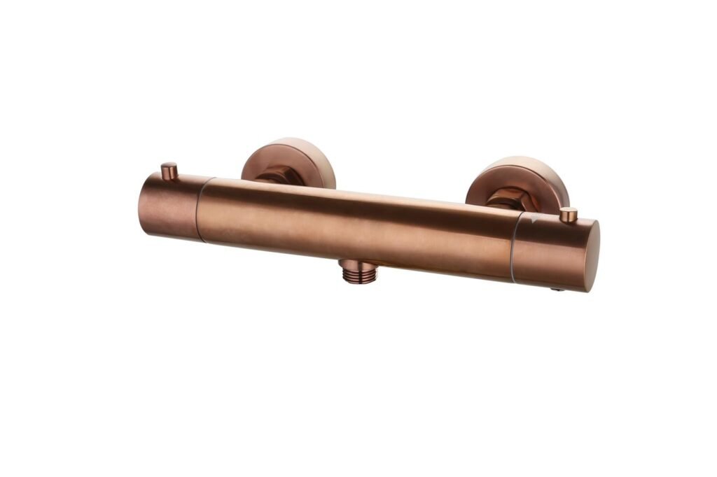 Douchemengkraan thermostatisch rond Brons