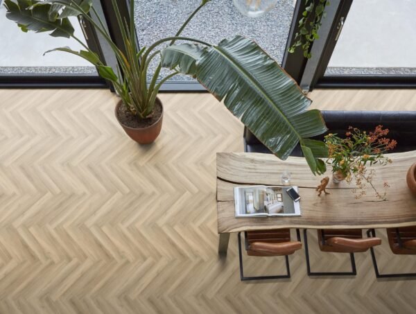 YUP Paddington herringbone click SRC beige - PVC Vloeren | Lapy
