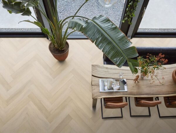YUP XL Mayfair herringbone click SRC natural - PVC Vloeren | Lapy