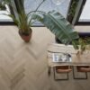 YUP Sutton herringbone dryback smoky - PVC Vloeren | Lapy