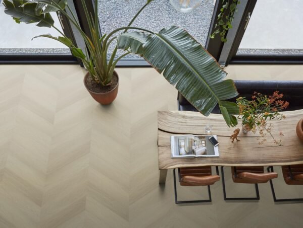 YUP Fulham chevron dryback smoky - PVC Vloeren | Lapy
